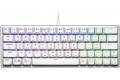Cooler Master SK620 60% Sliver White Mechanical Keyboard with Low Profile Blue Switches, New and Improved Keycaps, and Brushed Aluminum Design