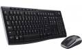 Logitech MK270 Wireless Keyboard and Mouse Combo 920-004536 - USB 2.0 RF Wireless Ergonomic Keyboard & Mouse