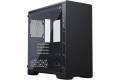 MetallicGear Neo V2 Micro-ATX Case, Compact Chassis, Sand blasted aluminum, dual tempered glass side panels, Black