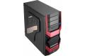AEROCOOL Cyclops Midi-Tower - rot Window (EN55156)