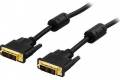 Deltaco DVI-D Single Link-kabel 1m