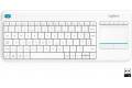 Logitech K400 Plus Ergonomic Wireless Touch