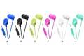JVC In Ear Headphones with remote and microphone. White