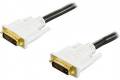Deltaco DVI-D Dual Link-kabel 5m