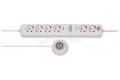 Brennenstuhl Eco-Line Extension Socket Comfort Switch Plus EL CSP 24 6-way 1.5m H05VV-F 3G1.5 2 permanent 4 switchable