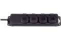 Brennenstuhl Extension socket IP44 4-way black 2m H07RN-F 3G1.5