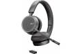 Poly Poly Voyager 4220 Office 2-way Base Usb-c Via Bluetooth-adapter Stereo Grå