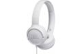 JBL Tune500 on-ear hörlurar (vit)