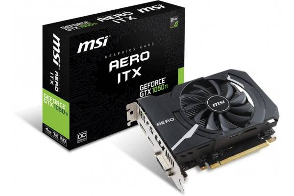 MSI GTX 1050 Ti AERO ITX 4G OCV1 (GEFORCE GTX 1050 TI AERO ITX 4G OCV1 ...