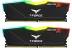 Team Group 16GB (2x8GB) 3200MHz CL16 T-Force Delta RGB Svart